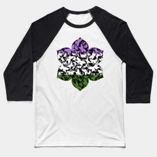 Veil of Butterflies, Pride Series - Genderqueer Baseball T-Shirt